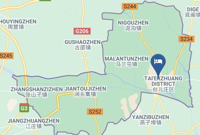 Zaozhuang - Qiqibei Theme Hotel In Taierzhuang Maps