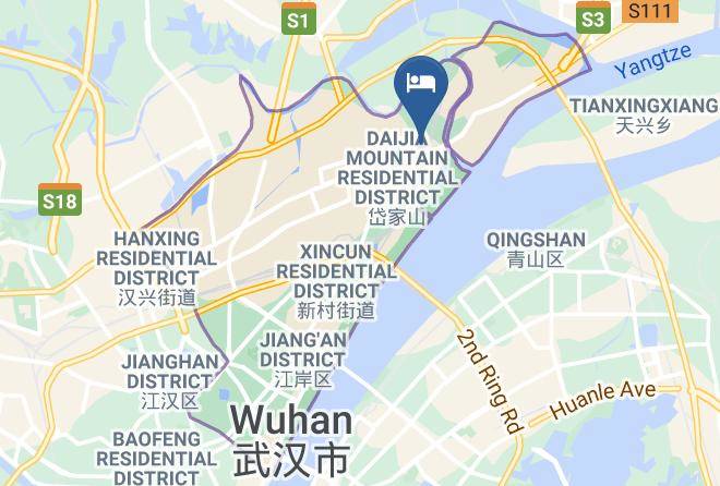 Qiri Chain Hotel Wuhan Jinhu Garden Map