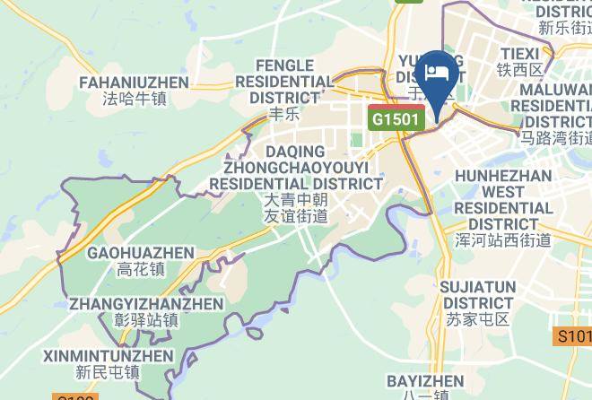 Shenyang - Qirun Hotel Maps
