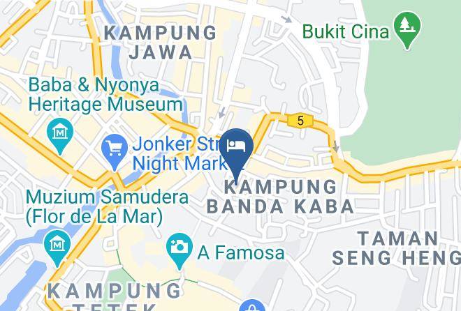 Melaka Tengah - Qish Hotel Maps
