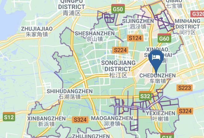 Songjiang District - Qishan Hotel Maps