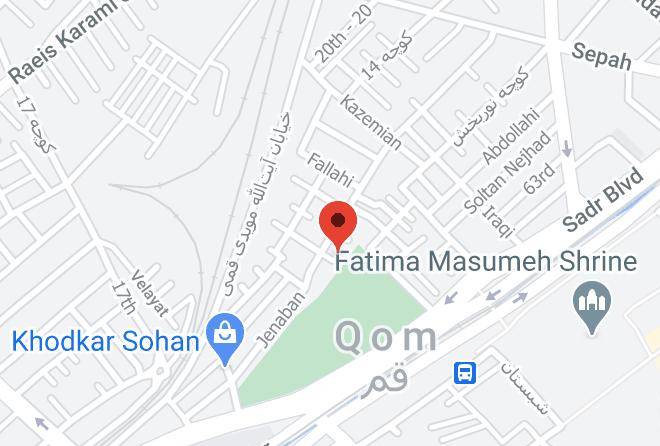 Arak - Qom Emami Hotel Maps