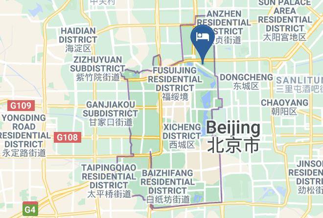 Xicheng District - The Qomolangma Hotel Beijing China Maps