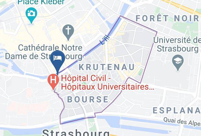 Bas Rhin - Quai 17 Maison D'hotes Maps