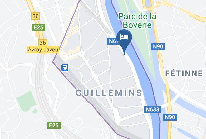 Liege - Quai De Rome Maps