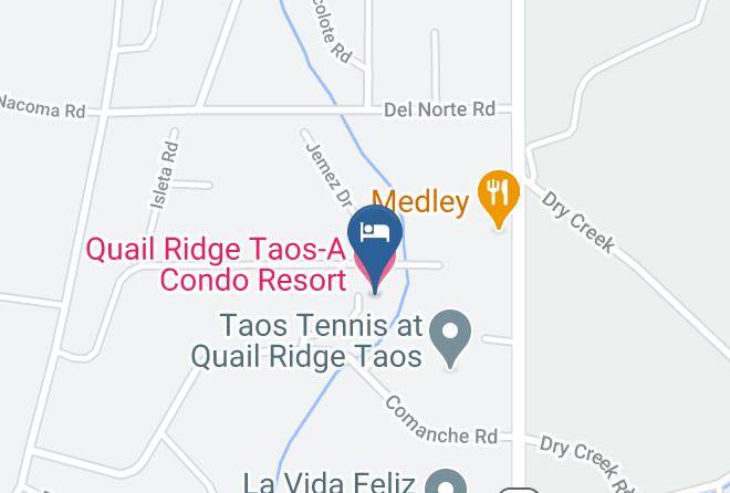 Taos - Quail Ridge Taos A Condo Resort Maps