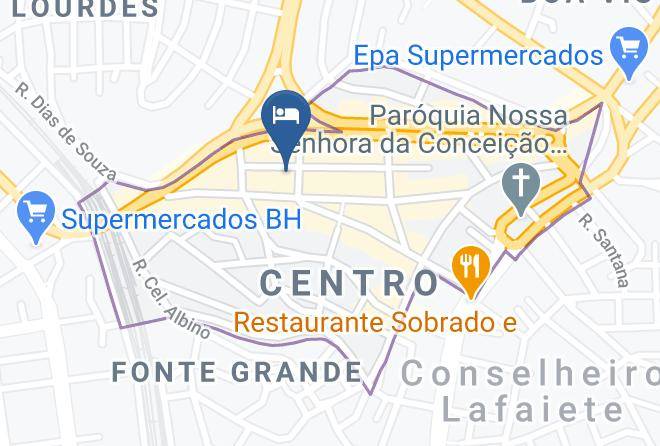 Conselheiro Lafaiete - Qualita Ouro Hotel Maps