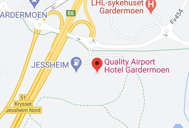 Ullensaker - Quality Airport Hotel Gardermoen Maps