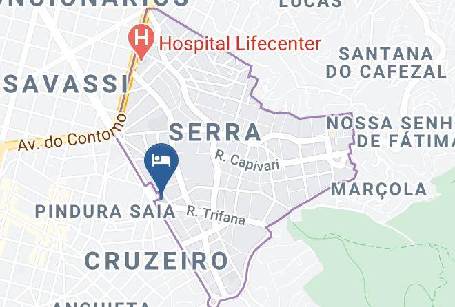 Belo Horizonte - Bourbon Belo Horizonte Savassi Hotel Maps