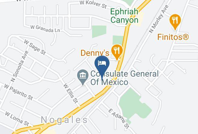 Santa Cruz - Quality Hotel Americana Nogales Maps
