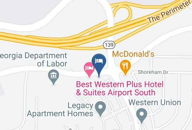 Days Inn By Wyndham College Park Atlanta Airport South Map