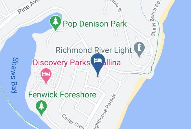Ballina - Ballina Beach Resort Maps