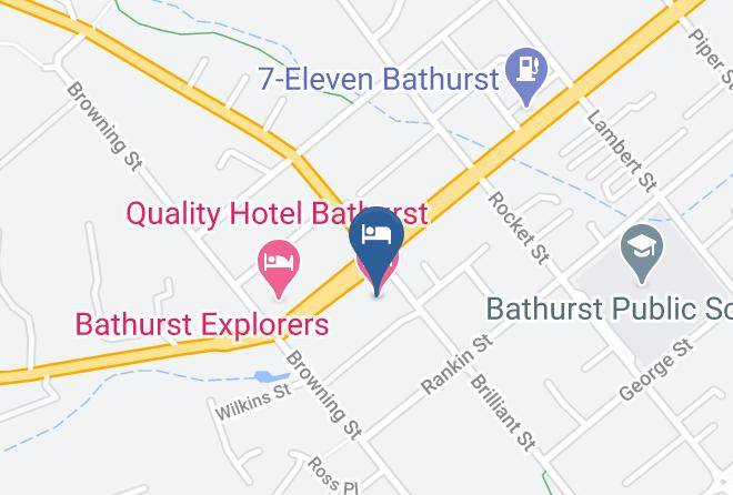 Bathurst Regional - Quality Hotel Bathurst Maps
