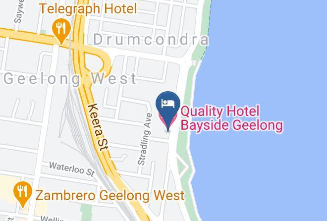 Greater Geelong - Quality Hotel Bayside Geelong Maps