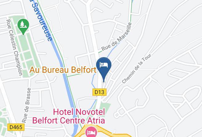 Territoire De Belfort - Quality Hotel Belfort Centre & Spa Maps