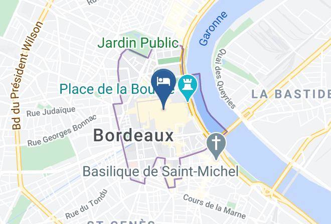 Gironde - Quality Hotel Bordeaux Centre Maps