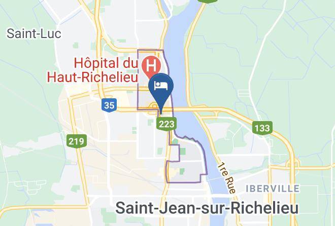 Le Haut Richelieu Regional County Municipality - Quality Hotel Centre De Congres Maps