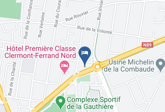 Puy De Dome - Quality Hotel Clermont Kennedy Maps
