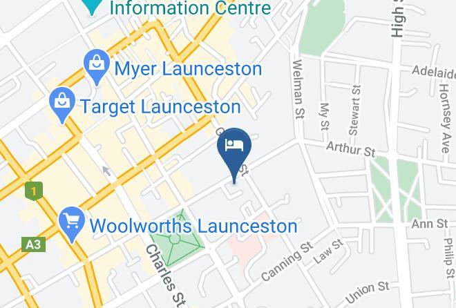 Launceston - Quality Hotel Colonial Launceston Maps