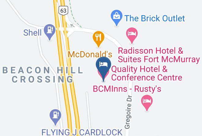 Quality Hotel & Conference Centre Map