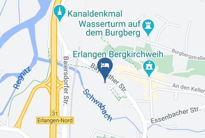 Erlangen - Quality Hotel Erlangen Maps