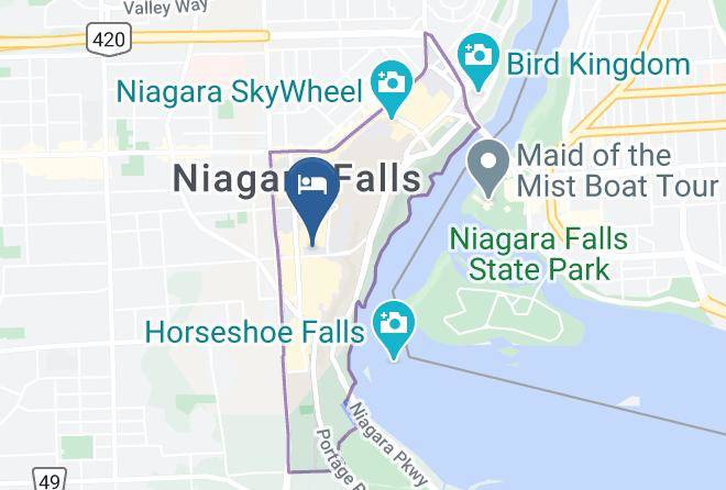 Niagara - Quality Hotel Fallsview Cascade Maps