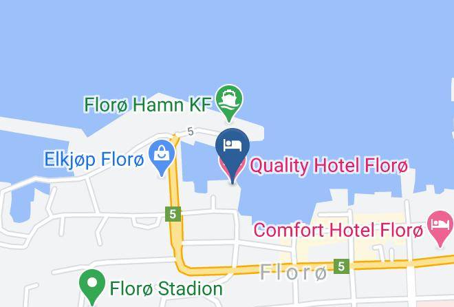 Flora - Quality Hotel Floro Maps