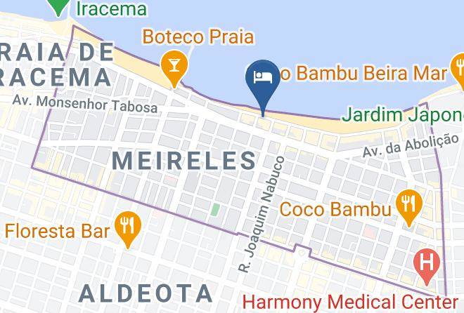 Fortaleza - Bourbon Fortaleza Hotel Maps