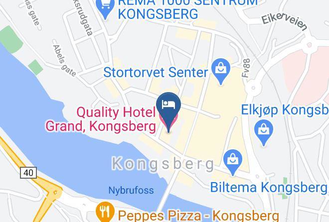 Kongsberg - Quality Hotel Grand Kongsberg Maps