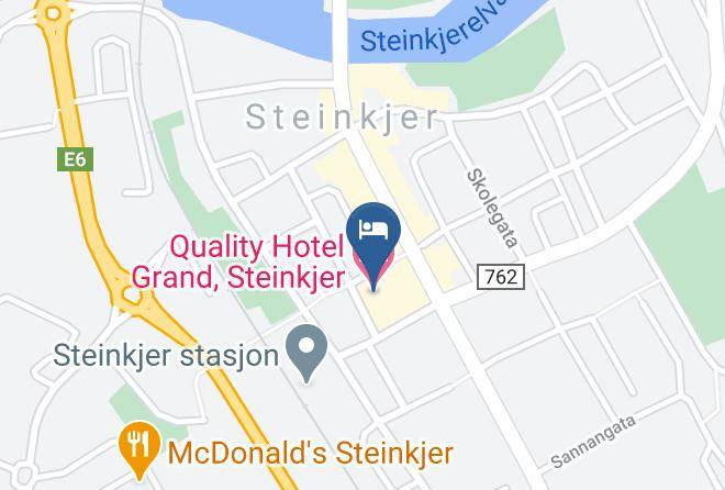 Quality Hotel Grand Steinkjer Map