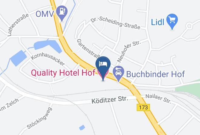 Hof - Quality Hotel Hof Maps