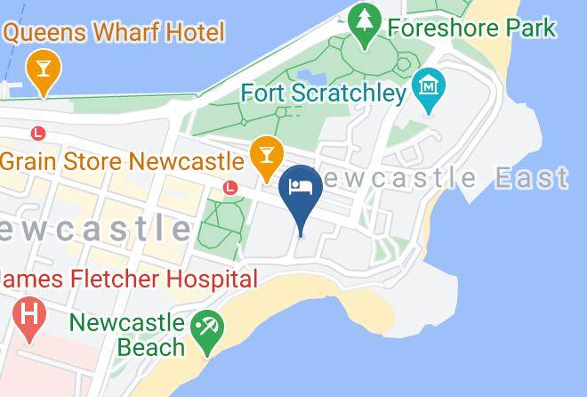 Newcastle - Noah's On The Beach Maps