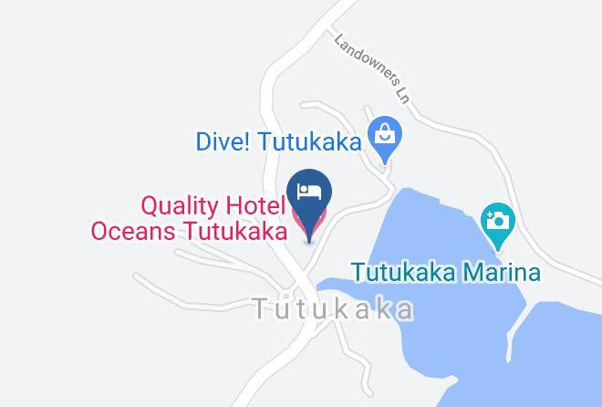 Whangarei - Quality Hotel Oceans Tutukaka Maps