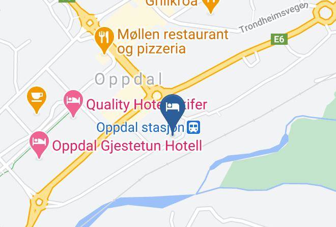 Quality Hotel Oppdal Map