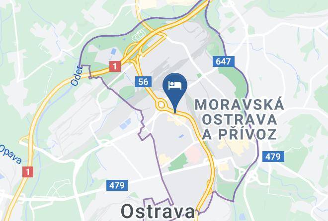 Ostrava - Quality Hotel Ostrava City Maps