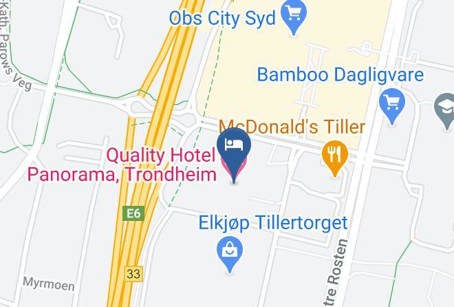 Trondheim - Quality Hotel Panorama Trondheim Maps