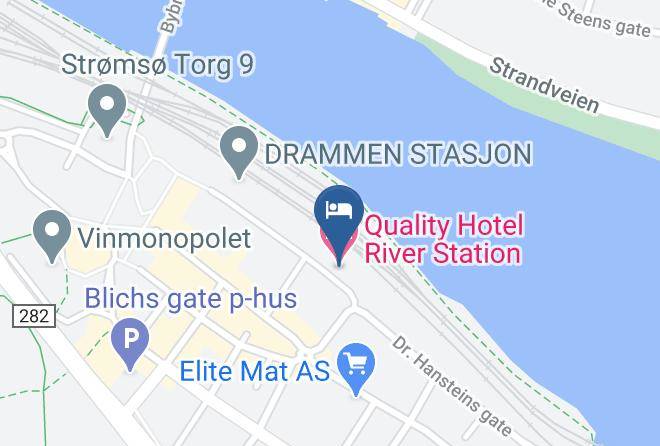 Drammen - Quality Hotel River Station Maps