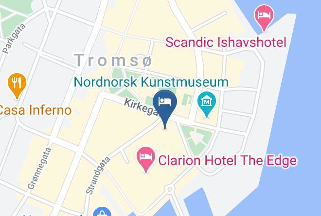 Tromso - Quality Hotel Saga Maps