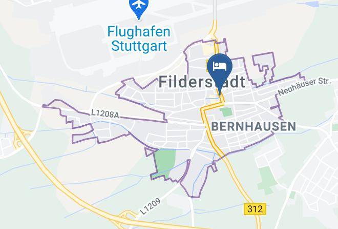 Esslingen - Hotel Schwanen Stuttgart Airport Messe Maps