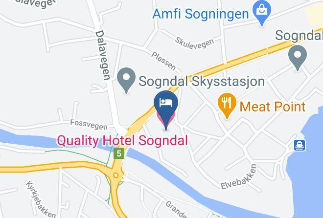 Sogndal - Quality Hotel Sogndal Maps