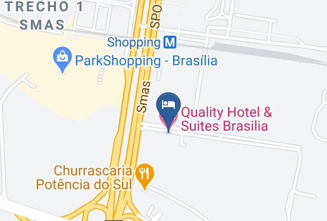 Brasilia - Quality Hotel & Suites Brasilia Maps