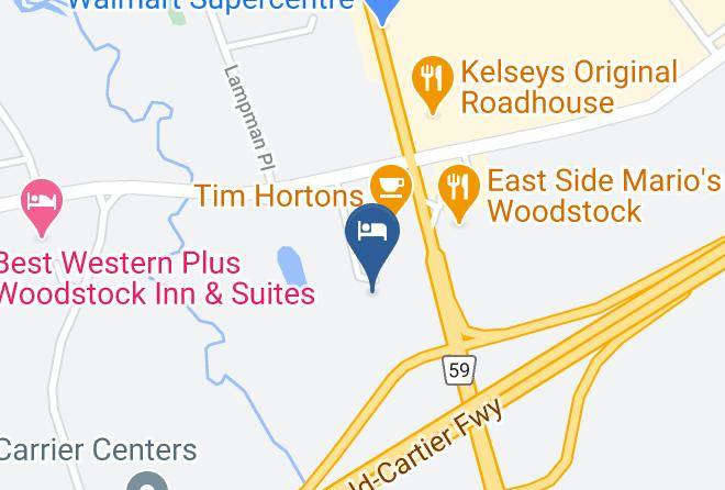 Oxford - Quality Hotel & Suites Woodstock Maps
