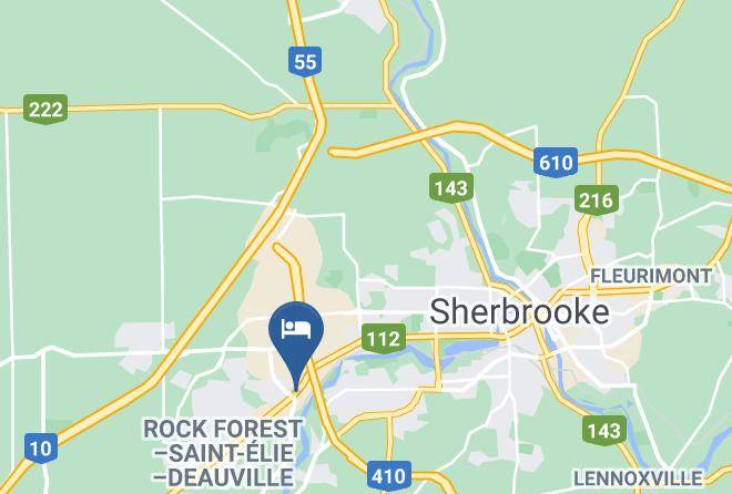 Quality Hotel & Suites Sherbrooke Map