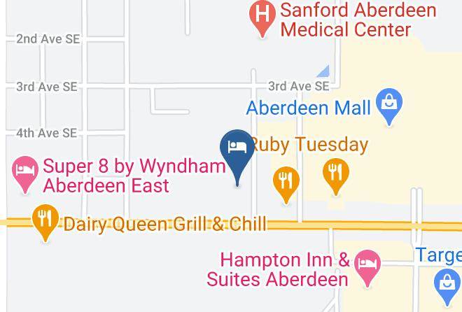 Quality Inn Aberdeen Map