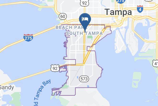 Hillsborough - Quality Inn Airport Cruise Port Maps