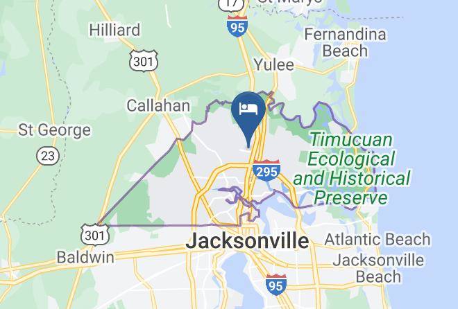 Duval - Quality Inn Airport Jacksonville Maps