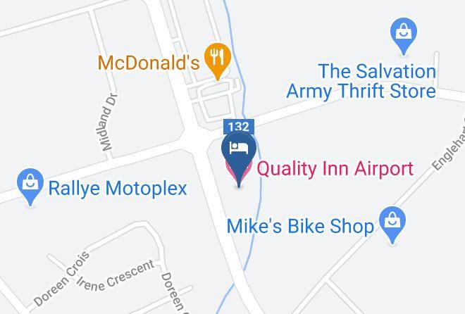 Westmorland - Quality Inn Airport Dieppe Maps