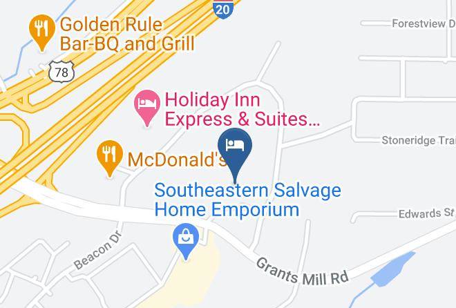 Quality Inn Airport Southeast Map