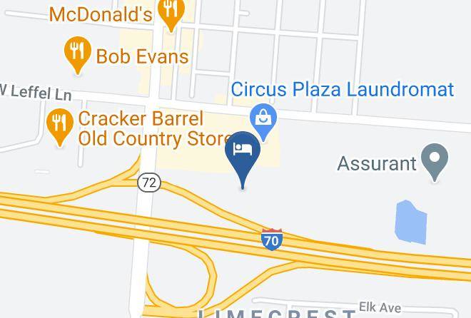 Clark - Quality Inn And Conference Center Springfield Maps
