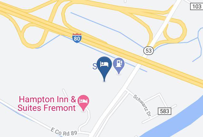 Sandusky - Quality Inn And Conference Center Fremont Maps
